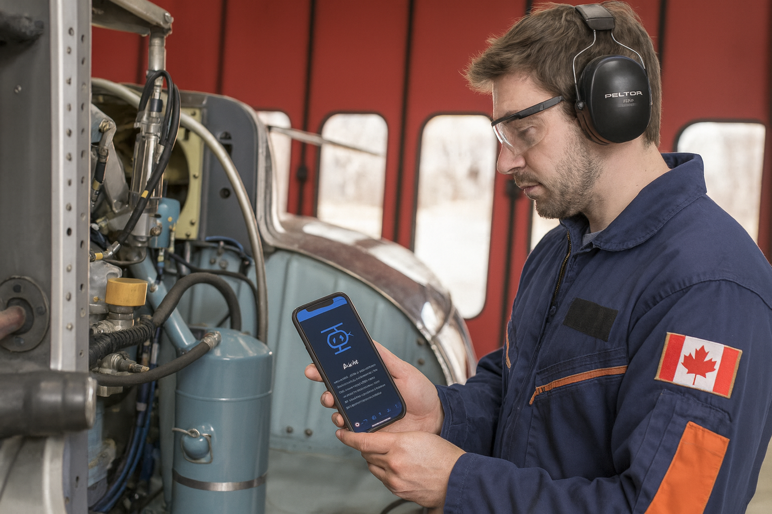 Mobile Helicopter AI Technology: Empowering Aircraft Technicians